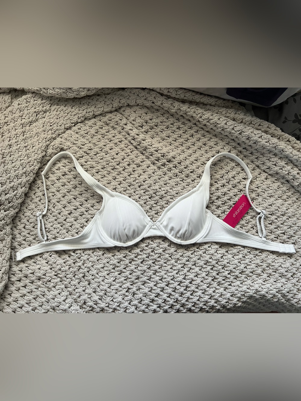 Xhilaration White Bikini Top